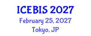 International Conference on Economics and Business Information Sciences (ICEBIS) February 25, 2027 - Tokyo, Japan International Conference on Economics and Business Information Sciences (ICEBIS) February 25, 2027 - Tokyo, Japan