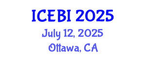 International Conference on Economics and Business Innovation (ICEBI) July 12, 2025 - Ottawa, Canada