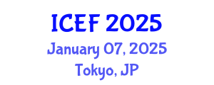 International Conference on Economics and Finance (ICEF) January 07, 2025 - Tokyo, Japan