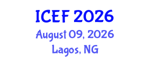 International Conference on Economics and Finance (ICEF) August 09, 2026 - Lagos, Nigeria