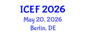 International Conference on Economics and Finance (ICEF) May 20, 2026 - Berlin, Germany