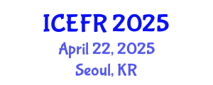 International Conference on Economics and Finance Research (ICEFR) April 22, 2025 - Seoul, Republic of Korea