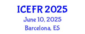 International Conference on Economics and Finance Research (ICEFR) June 10, 2025 - Barcelona, Spain