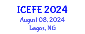 International Conference on Economics and Financial Engineering (ICEFE) August 08, 2024 - Lagos, Nigeria