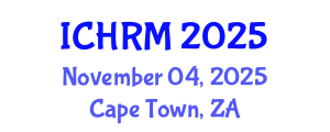 International Conference on Economics and Human Resource Management (ICHRM) November 04, 2025 - Cape Town, South Africa