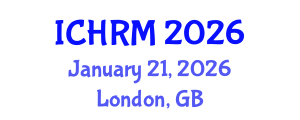 International Conference on Economics and Human Resource Management (ICHRM) January 21, 2026 - London, United Kingdom