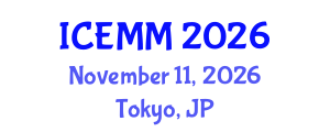 International Conference on Economics and Marketing Management (ICEMM) November 11, 2026 - Tokyo, Japan