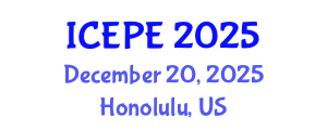 International Conference on Economics and Political Economy (ICEPE) December 20, 2025 - Honolulu, United States