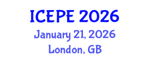 International Conference on Economics and Political Economy (ICEPE) January 21, 2026 - London, United Kingdom