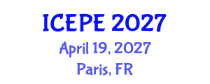 International Conference on Economics and Political Economy (ICEPE) April 19, 2027 - Paris, France International Conference on Economics and Political Economy (ICEPE) April 19, 2027 - Paris, France