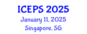 International Conference on Economics and Political Science (ICEPS) January 11, 2025 - Singapore, Singapore