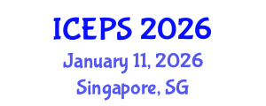 International Conference on Economics and Political Science (ICEPS) January 11, 2026 - Singapore, Singapore
