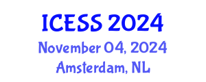 International Conference on Economics and Social Sciences (ICESS) November 04, 2024 - Amsterdam, Netherlands