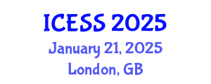 International Conference on Economics and Social Sciences (ICESS) January 21, 2025 - London, United Kingdom