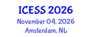 International Conference on Economics and Social Sciences (ICESS) November 04, 2026 - Amsterdam, Netherlands