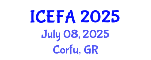 International Conference on Economics, Finance and Accounting (ICEFA) July 08, 2025 - Corfu, Greece