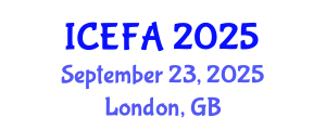 International Conference on Economics, Finance and Accounting (ICEFA) September 23, 2025 - London, United Kingdom
