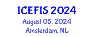 International Conference on Economics, Financial and Industrial Systems (ICEFIS) August 05, 2024 - Amsterdam, Netherlands