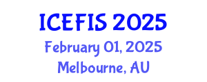International Conference on Economics, Financial and Industrial Systems (ICEFIS) February 01, 2025 - Melbourne, Australia