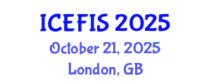 International Conference on Economics, Financial and Industrial Systems (ICEFIS) October 21, 2025 - London, United Kingdom