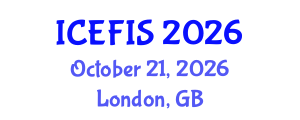 International Conference on Economics, Financial and Industrial Systems (ICEFIS) October 21, 2026 - London, United Kingdom