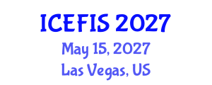 International Conference on Economics, Financial and Industrial Systems (ICEFIS) May 15, 2027 - Las Vegas, United States