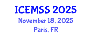 International Conference on Economics, Management and Social Study (ICEMSS) November 18, 2025 - Paris, France