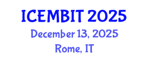 International Conference on Economics, Management of Business, Innovation and Technology (ICEMBIT) December 13, 2025 - Rome, Italy