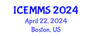International Conference on Economics, Marketing and Management Sciences (ICEMMS) April 22, 2024 - Boston, United States