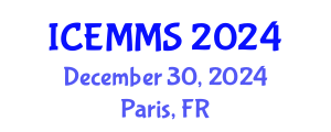 International Conference on Economics, Marketing and Management Sciences (ICEMMS) December 30, 2024 - Paris, France