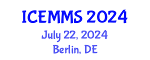 International Conference on Economics, Marketing and Management Sciences (ICEMMS) July 22, 2024 - Berlin, Germany