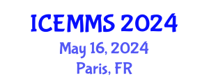 International Conference on Economics, Marketing and Management Sciences (ICEMMS) May 16, 2024 - Paris, France