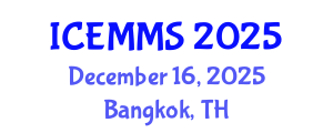 International Conference on Economics, Marketing and Management Sciences (ICEMMS) December 16, 2025 - Bangkok, Thailand