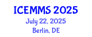 International Conference on Economics, Marketing and Management Sciences (ICEMMS) July 22, 2025 - Berlin, Germany