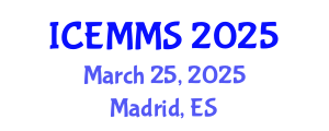 International Conference on Economics, Marketing and Management Sciences (ICEMMS) March 25, 2025 - Madrid, Spain