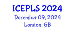 International Conference on Economics, Political and Legal Sciences (ICEPLS) December 09, 2024 - London, United Kingdom