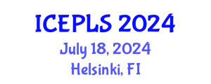 International Conference on Economics, Political and Legal Sciences (ICEPLS) July 18, 2024 - Helsinki, Finland