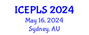 International Conference on Economics, Political and Legal Sciences (ICEPLS) May 16, 2024 - Sydney, Australia