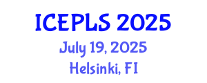 International Conference on Economics, Political and Legal Sciences (ICEPLS) July 19, 2025 - Helsinki, Finland