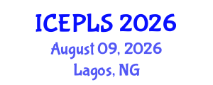 International Conference on Economics, Political and Legal Sciences (ICEPLS) August 09, 2026 - Lagos, Nigeria