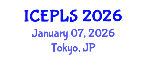 International Conference on Economics, Political and Legal Sciences (ICEPLS) January 07, 2026 - Tokyo, Japan