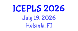 International Conference on Economics, Political and Legal Sciences (ICEPLS) July 19, 2026 - Helsinki, Finland