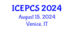 International Conference on Economics, Politics and Civil Society (ICEPCS) August 15, 2024 - Venice, Italy