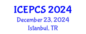 International Conference on Economics, Politics and Civil Society (ICEPCS) December 23, 2024 - Istanbul, Turkey