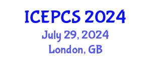 International Conference on Economics, Politics and Civil Society (ICEPCS) July 29, 2024 - London, United Kingdom