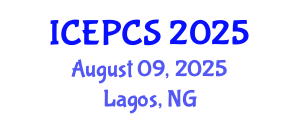 International Conference on Economics, Politics and Civil Society (ICEPCS) August 09, 2025 - Lagos, Nigeria