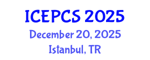 International Conference on Economics, Politics and Civil Society (ICEPCS) December 20, 2025 - Istanbul, Turkey