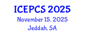 International Conference on Economics, Politics and Civil Society (ICEPCS) November 15, 2025 - Jeddah, Saudi Arabia