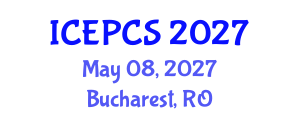 International Conference on Economics, Politics and Civil Society (ICEPCS) May 08, 2027 - Bucharest, Romania International Conference on Economics, Politics and Civil Society (ICEPCS) May 08, 2027 - Bucharest, Romania