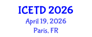 International Conference on Economics, Trade and Development (ICETD) April 19, 2026 - Paris, France